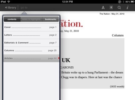 Barnes & Noble eReader - lepszy od iBooka i Kindle w prawie każdy sposób [iPad] barnsnoblereader 1