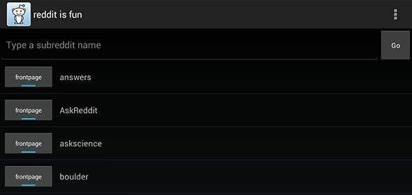 Klient Reddit na Androida