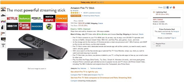 Oferta Fire TV Stick