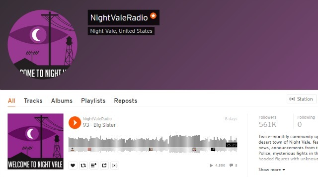 Night Vale Radio Podcast na SoundCloud