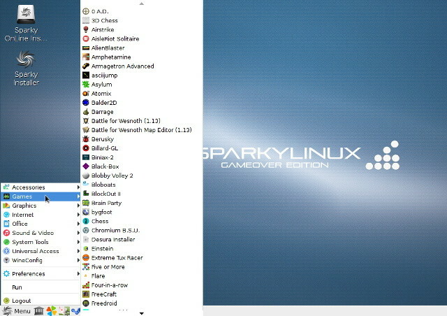 Sparkylinux-gaming