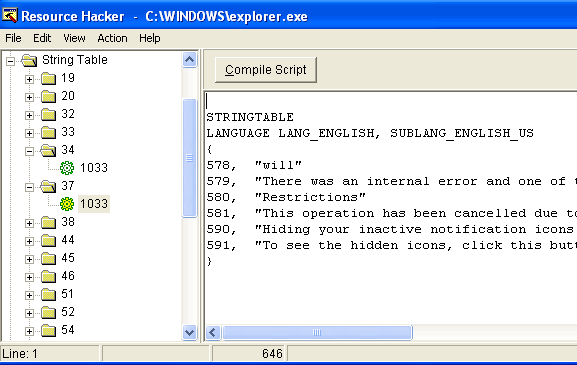 zmień tekst przycisku Start systemu Windows