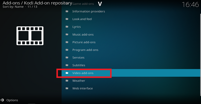 Kodi Video Addon