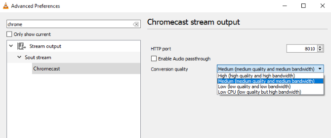 Jak przesyłać strumieniowo filmy z VLC na Chromecast muo entertaiment vlc3 menu konwersji chromecast 1