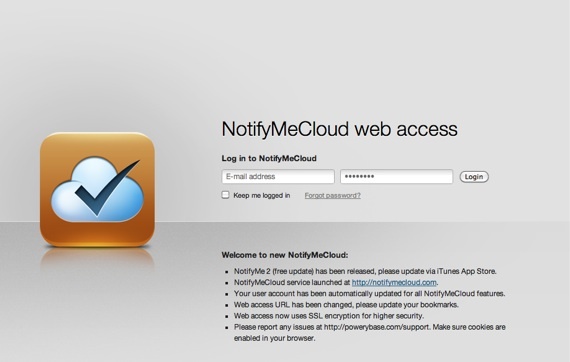 Nigdy nie zapomnij o niczym więcej dzięki NotifyMe 2 i rachunkom [Prezent] Dostęp do sieci NotifyMeCloud