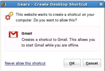 skrót Gmail Gmail offline