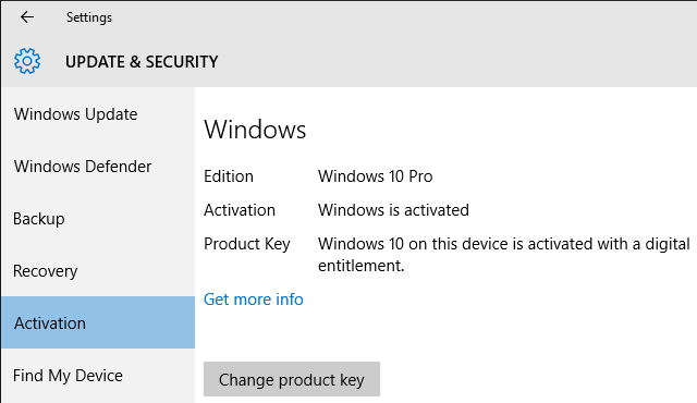 Windows 10 Entitlement cyfrowy