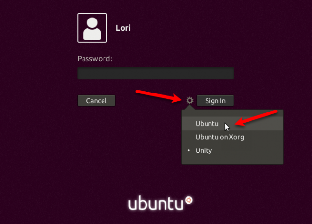 Zmień środowisko pulpitu w Ubuntu 17.10