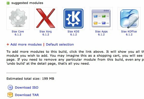 Zbuduj swój własny dostosowany przenośny i szybki system operacyjny dzięki Slax 02b Build Slax