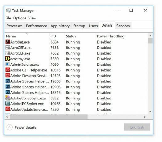 Jak zaoszczędzić czas pracy baterii w systemie Windows 10 dzięki funkcji ograniczania zużycia energii TaskManager Power Throttling e1510696650598